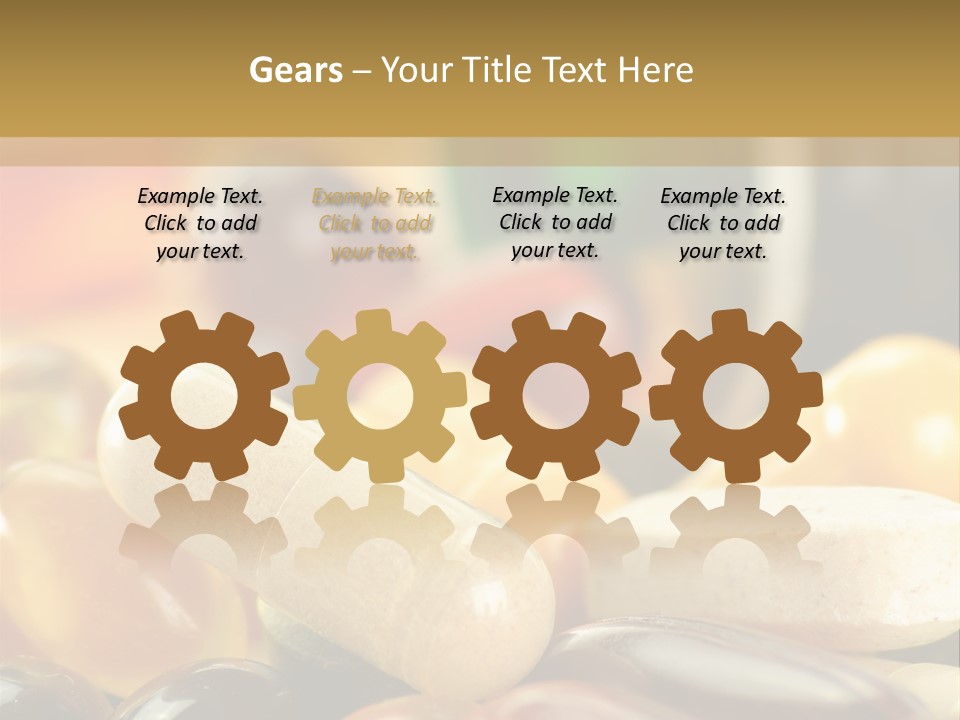 Vitamin Dosage Brain PowerPoint Template