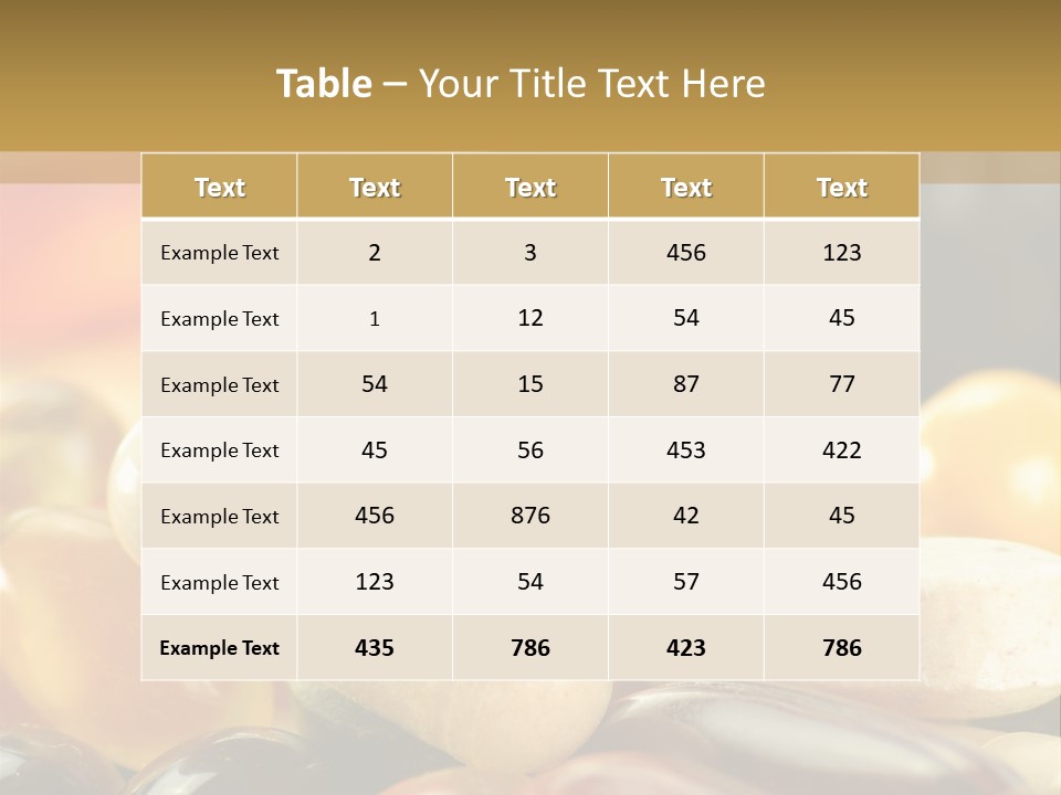 Vitamin Dosage Brain PowerPoint Template