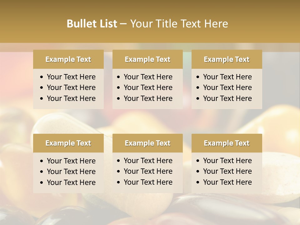 Vitamin Dosage Brain PowerPoint Template