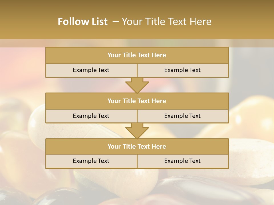 Vitamin Dosage Brain PowerPoint Template