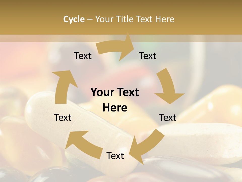 Vitamin Dosage Brain PowerPoint Template
