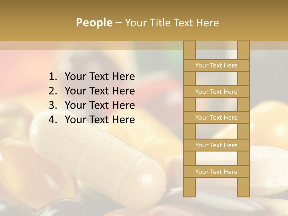 Vitamin Dosage Brain PowerPoint Template