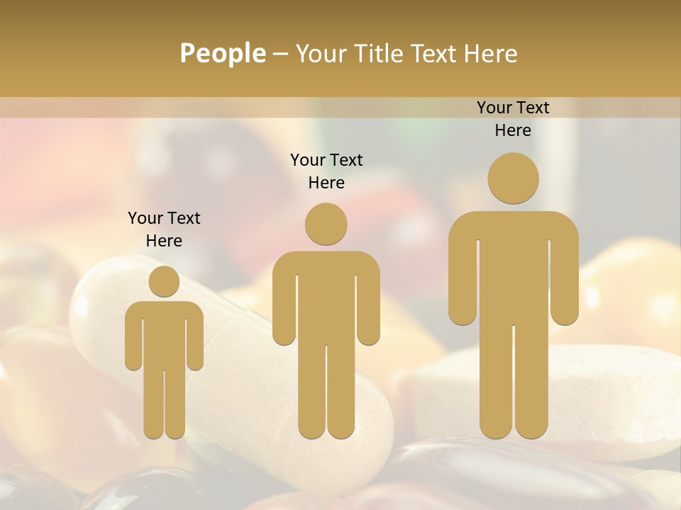 Vitamin Dosage Brain PowerPoint Template