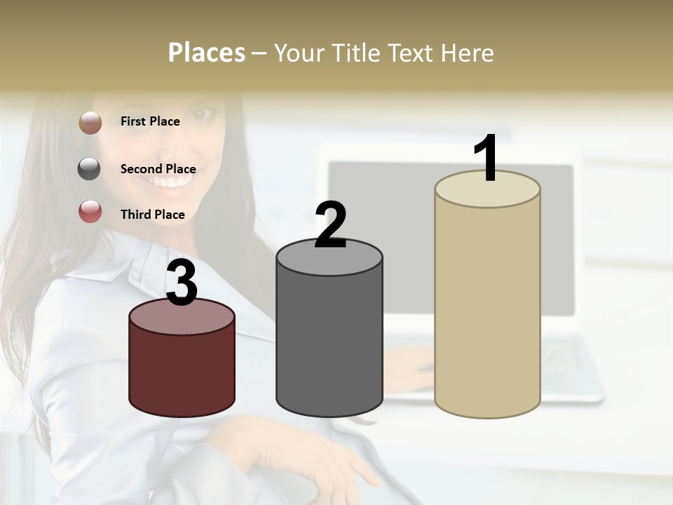 Looking Office Technology PowerPoint Template