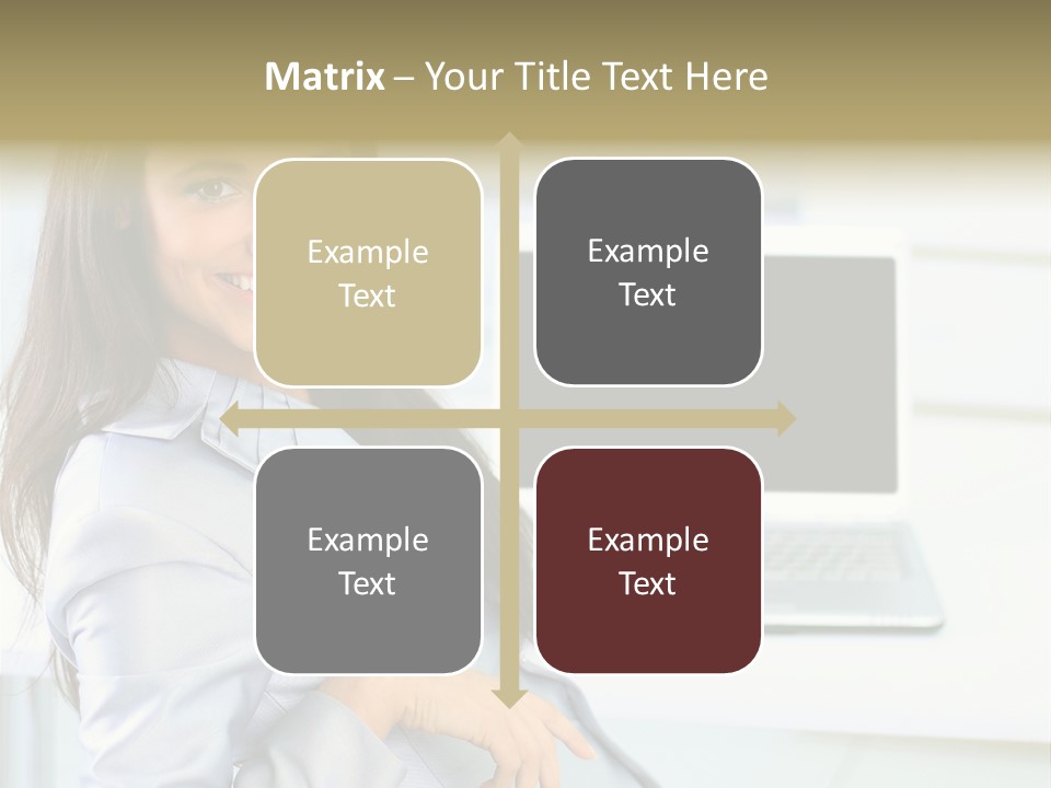 Looking Office Technology PowerPoint Template