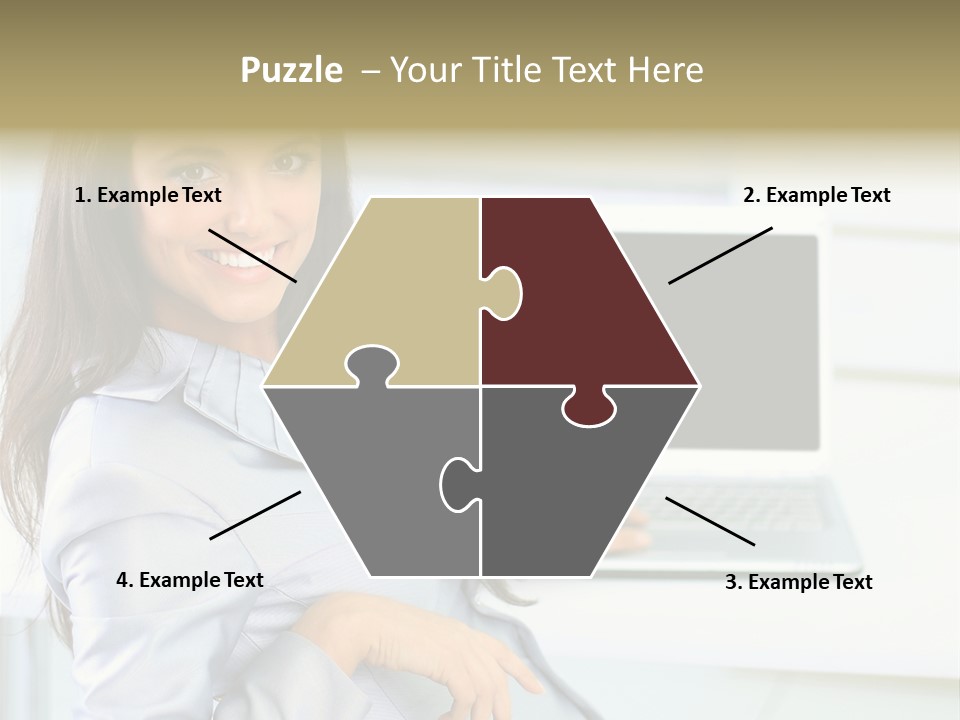 Looking Office Technology PowerPoint Template