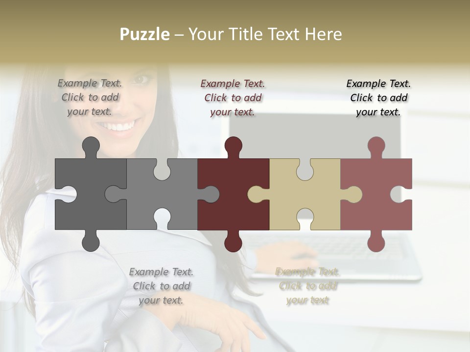 Looking Office Technology PowerPoint Template