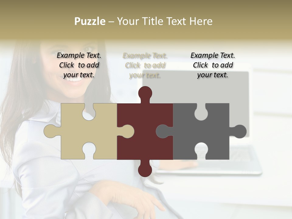 Looking Office Technology PowerPoint Template