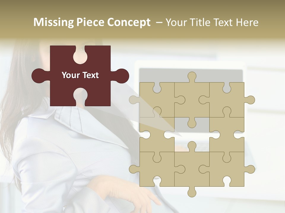 Looking Office Technology PowerPoint Template