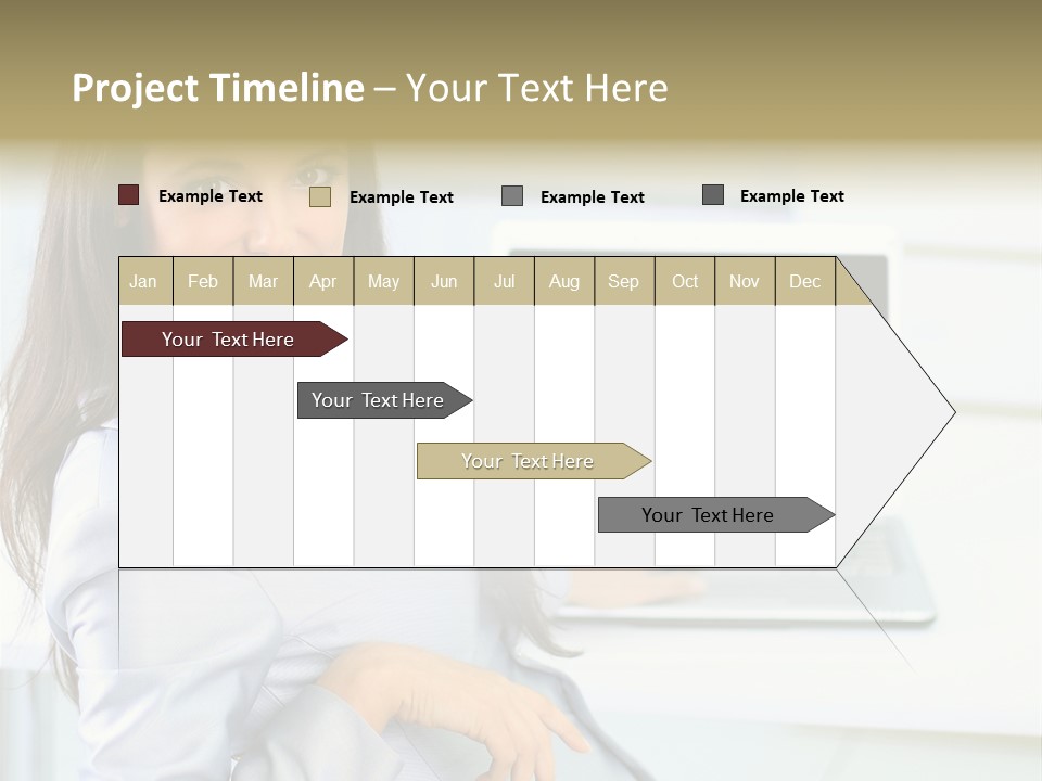 Looking Office Technology PowerPoint Template