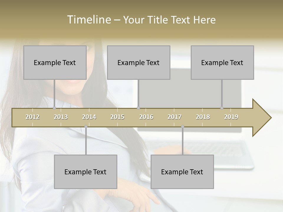 Looking Office Technology PowerPoint Template