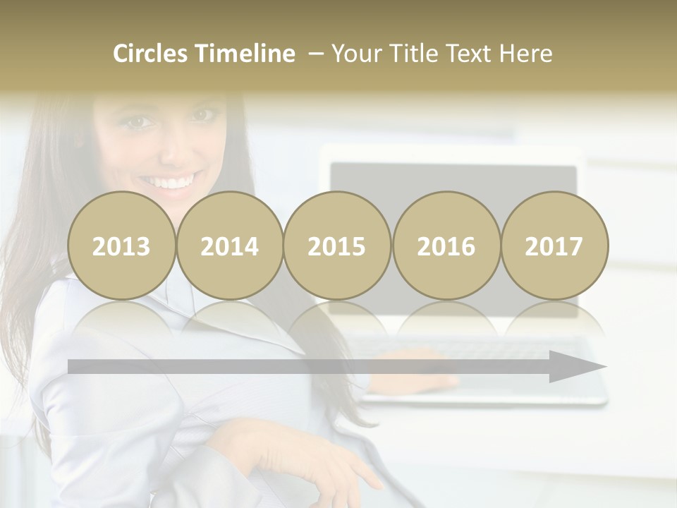 Looking Office Technology PowerPoint Template