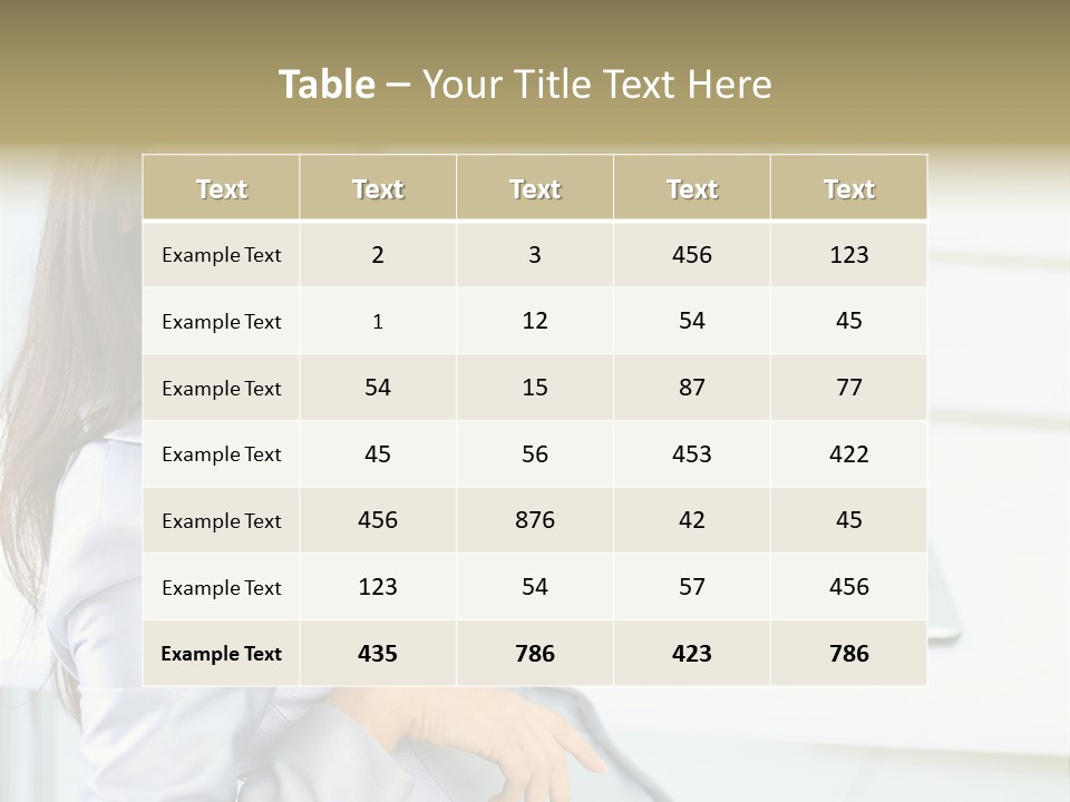Looking Office Technology PowerPoint Template