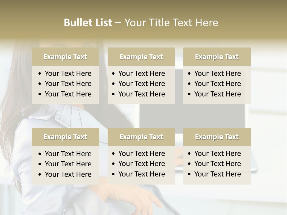 Looking Office Technology PowerPoint Template
