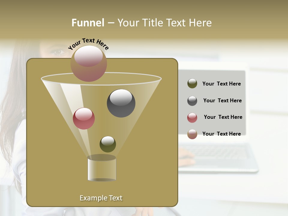 Looking Office Technology PowerPoint Template