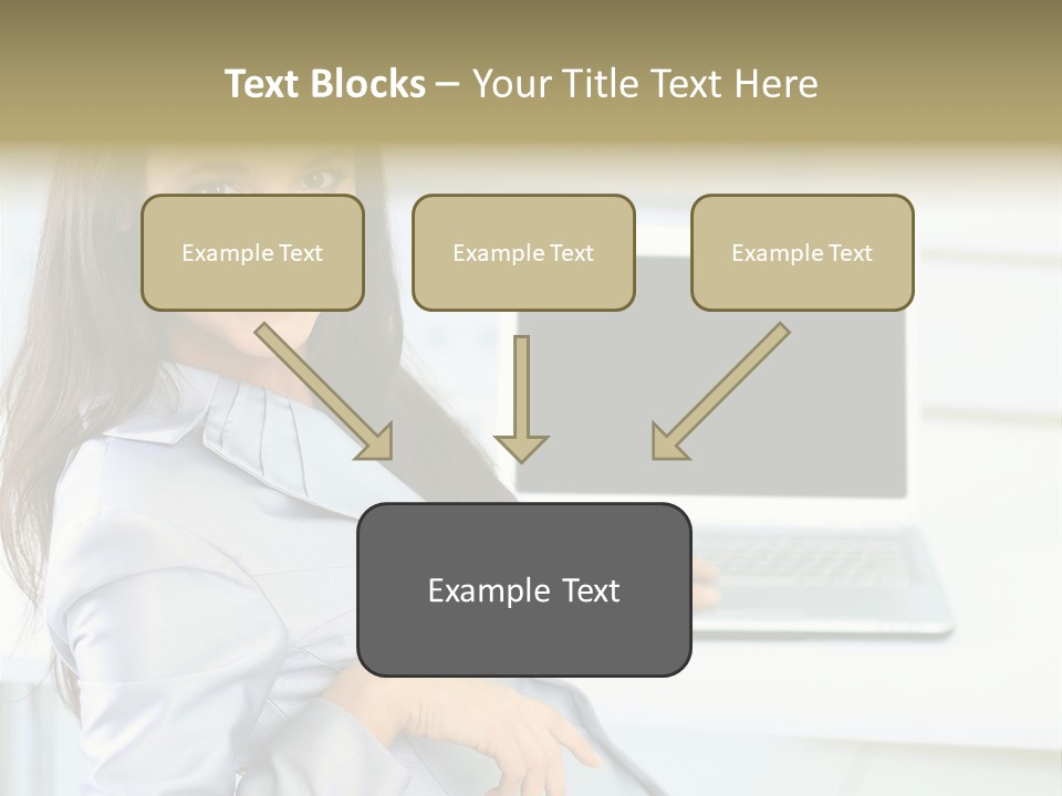 Looking Office Technology PowerPoint Template