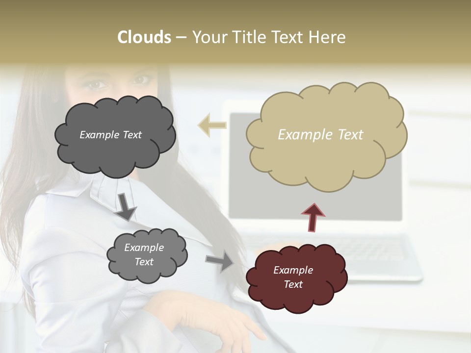 Looking Office Technology PowerPoint Template