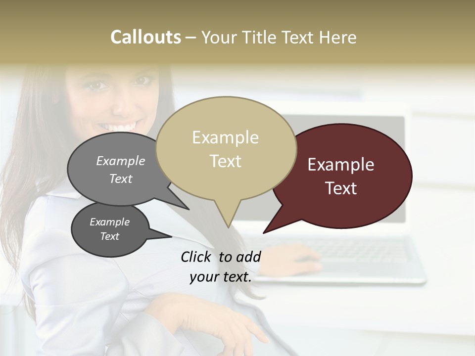 Looking Office Technology PowerPoint Template