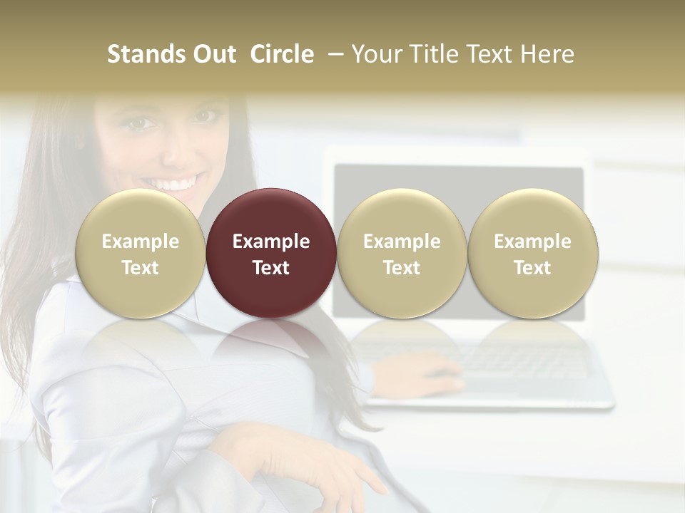 Looking Office Technology PowerPoint Template