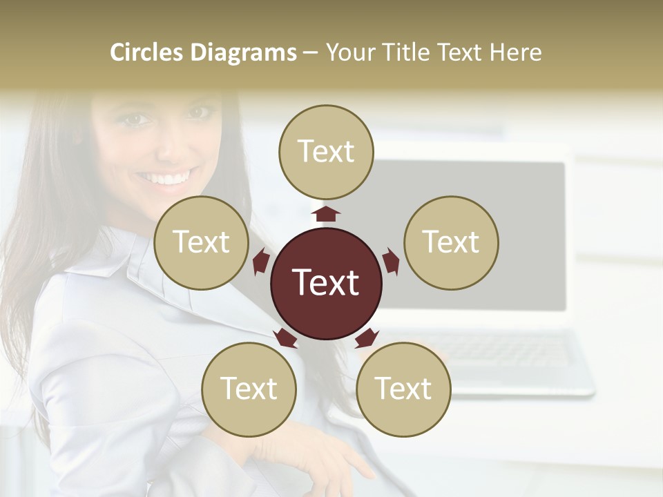 Looking Office Technology PowerPoint Template