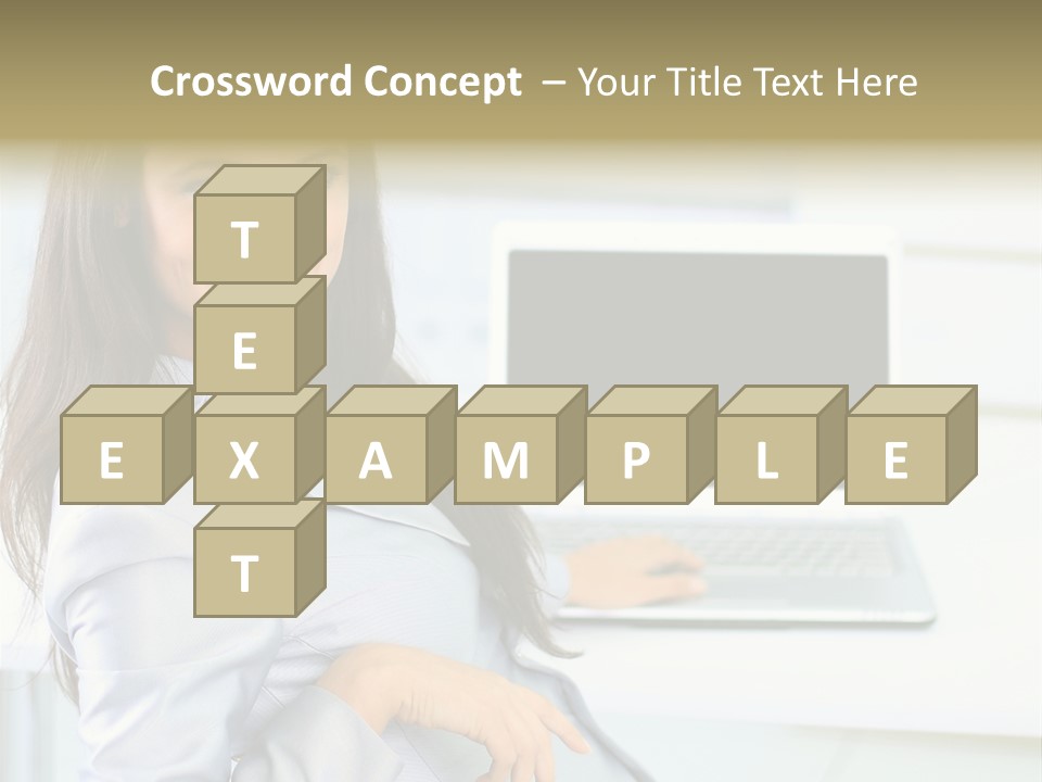 Looking Office Technology PowerPoint Template
