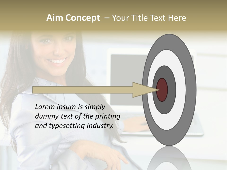 Looking Office Technology PowerPoint Template