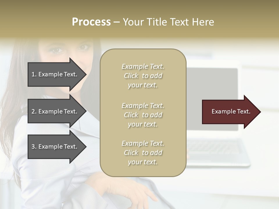 Looking Office Technology PowerPoint Template