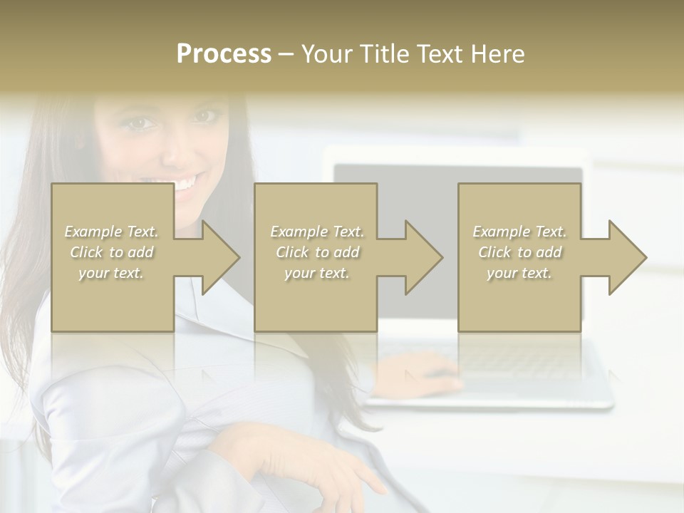 Looking Office Technology PowerPoint Template