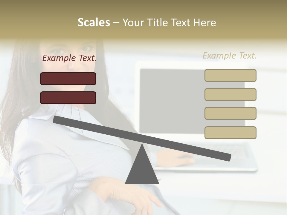 Looking Office Technology PowerPoint Template