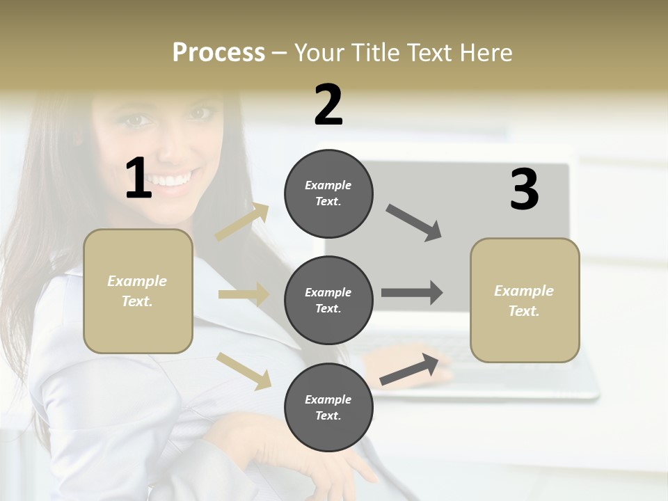 Looking Office Technology PowerPoint Template
