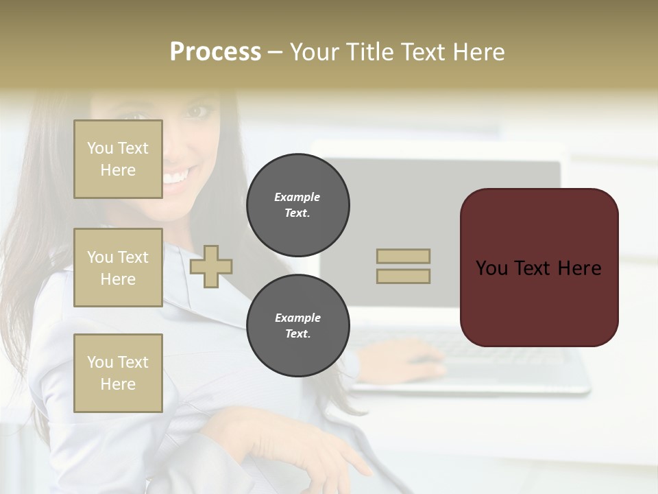 Looking Office Technology PowerPoint Template