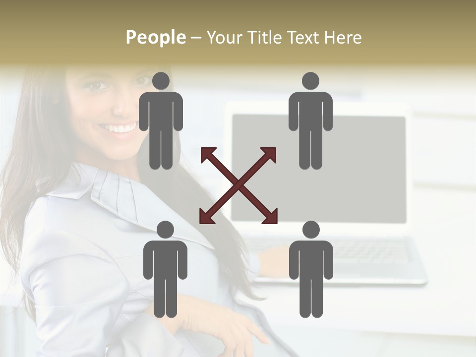 Looking Office Technology PowerPoint Template