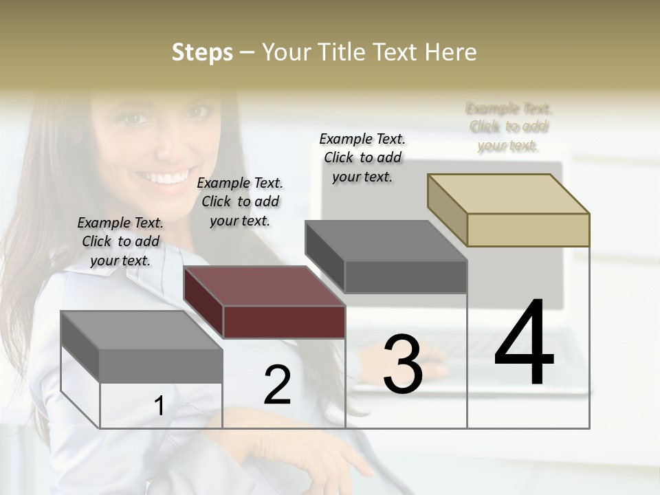 Looking Office Technology PowerPoint Template