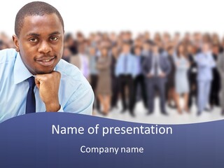 Europe Teamwork Boss PowerPoint Template