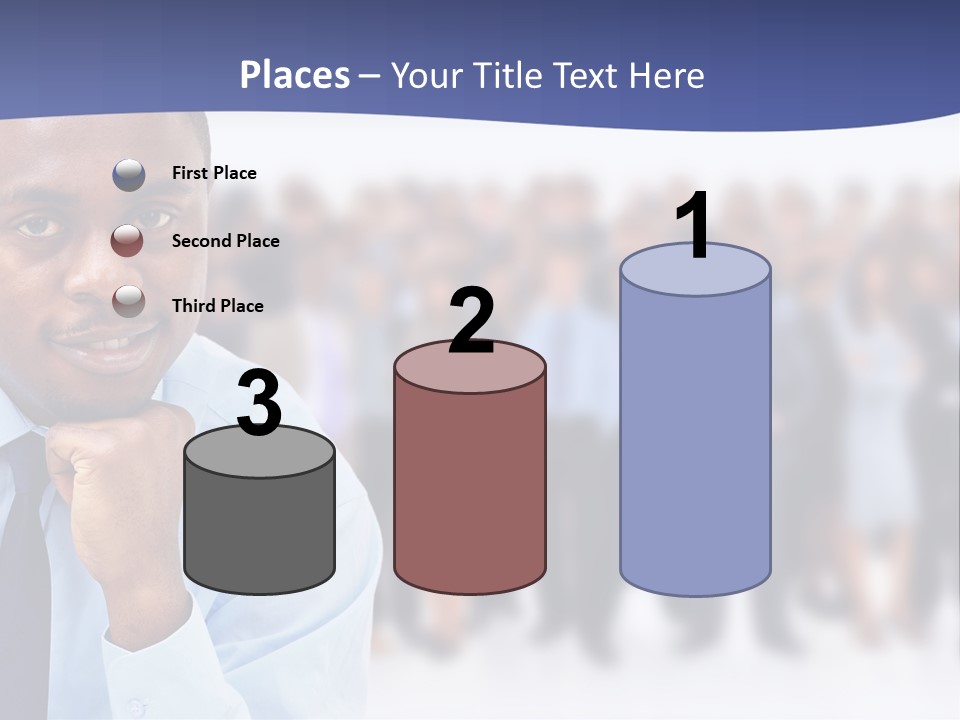 Europe Teamwork Boss PowerPoint Template