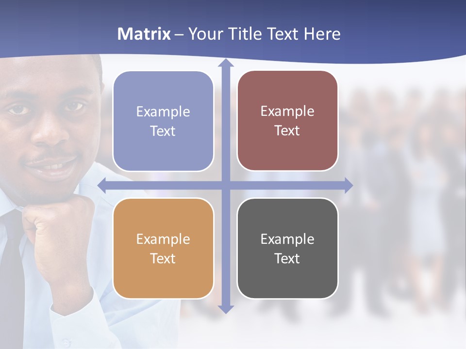 Europe Teamwork Boss PowerPoint Template