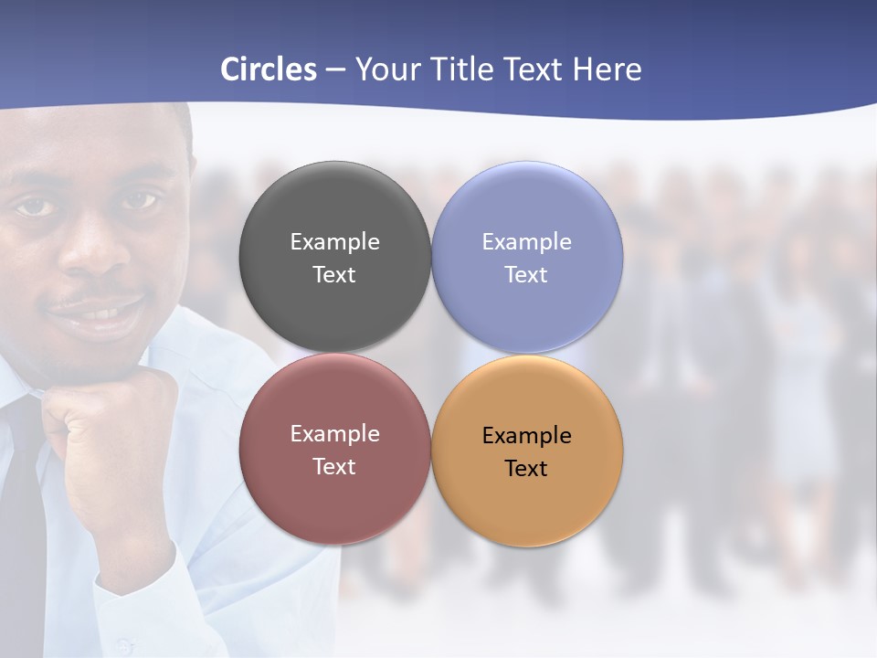 Europe Teamwork Boss PowerPoint Template