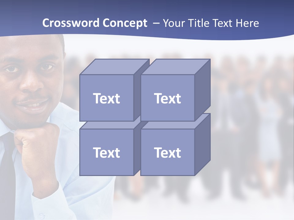 Europe Teamwork Boss PowerPoint Template