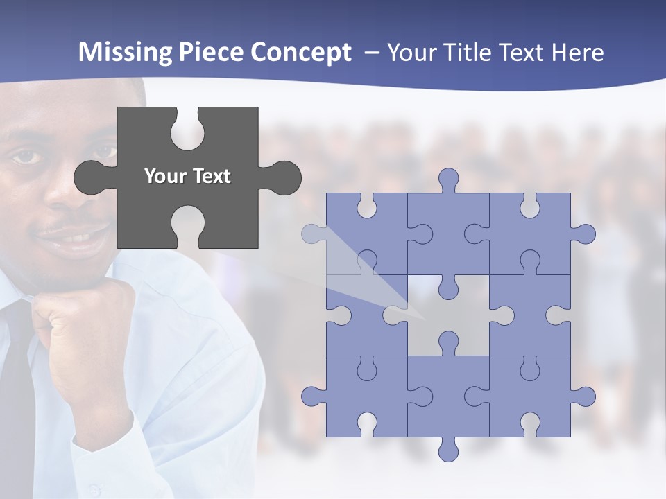 Europe Teamwork Boss PowerPoint Template