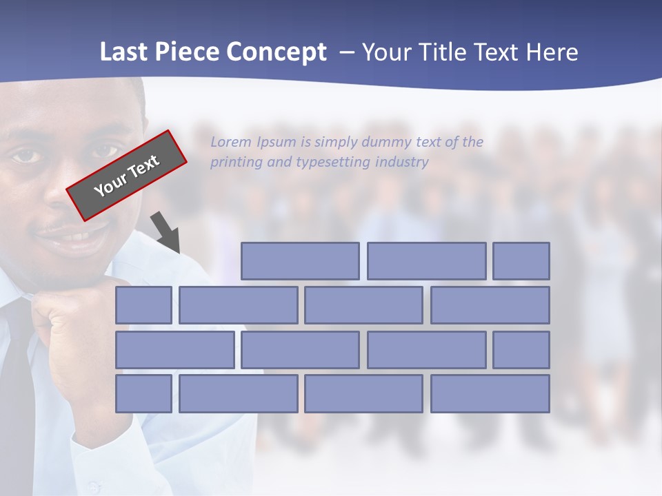 Europe Teamwork Boss PowerPoint Template