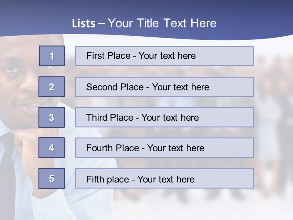 Europe Teamwork Boss PowerPoint Template