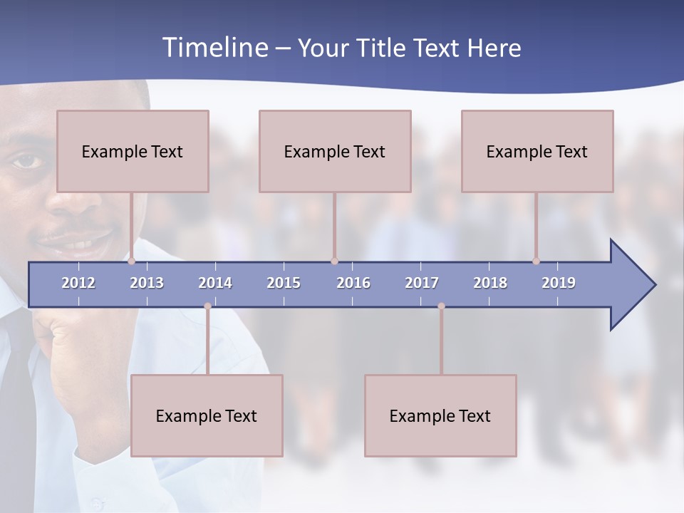 Europe Teamwork Boss PowerPoint Template