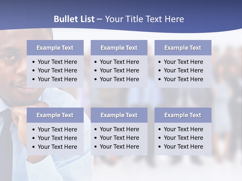 Europe Teamwork Boss PowerPoint Template