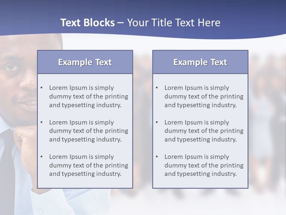 Europe Teamwork Boss PowerPoint Template