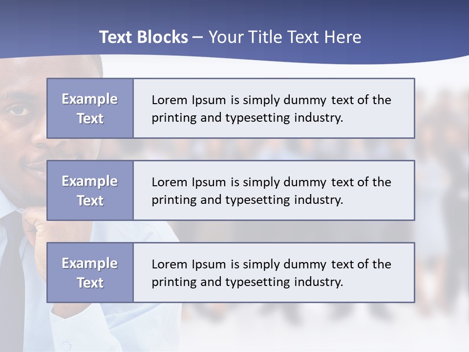 Europe Teamwork Boss PowerPoint Template