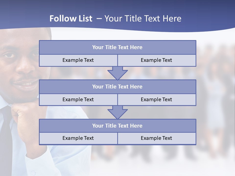 Europe Teamwork Boss PowerPoint Template