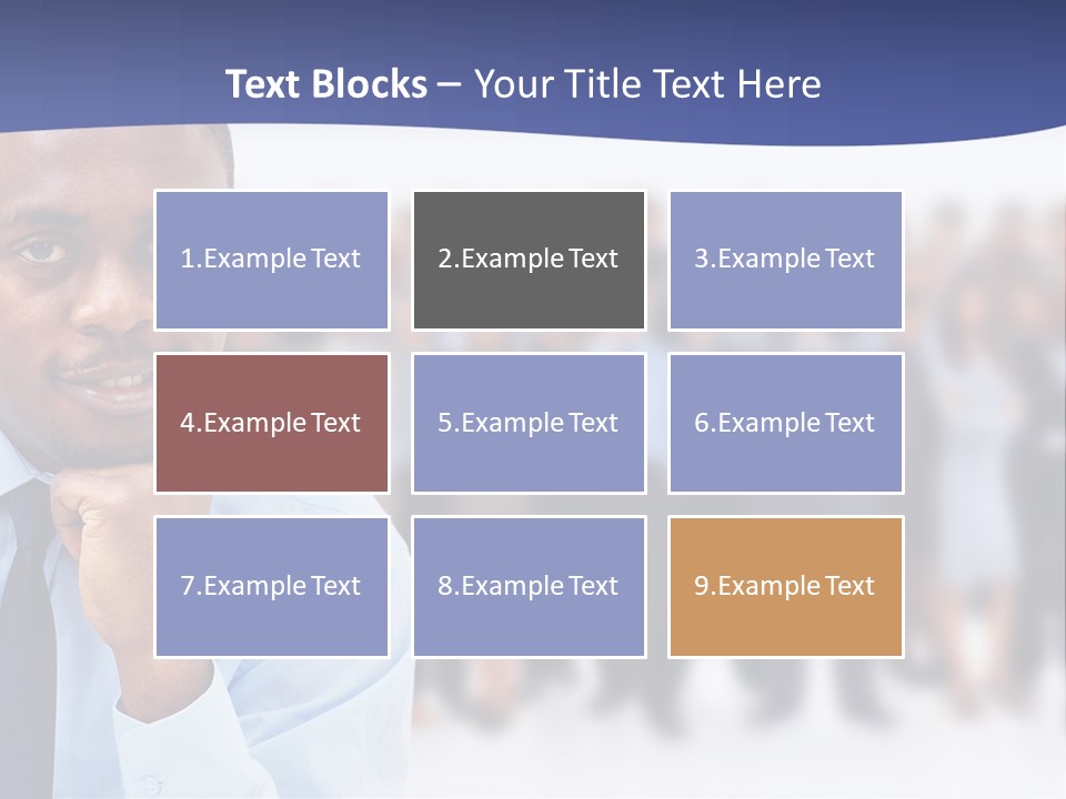 Europe Teamwork Boss PowerPoint Template