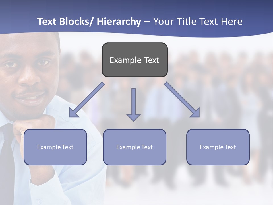 Europe Teamwork Boss PowerPoint Template