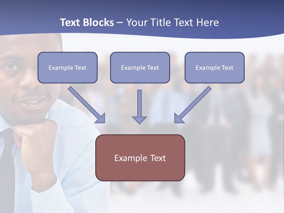 Europe Teamwork Boss PowerPoint Template