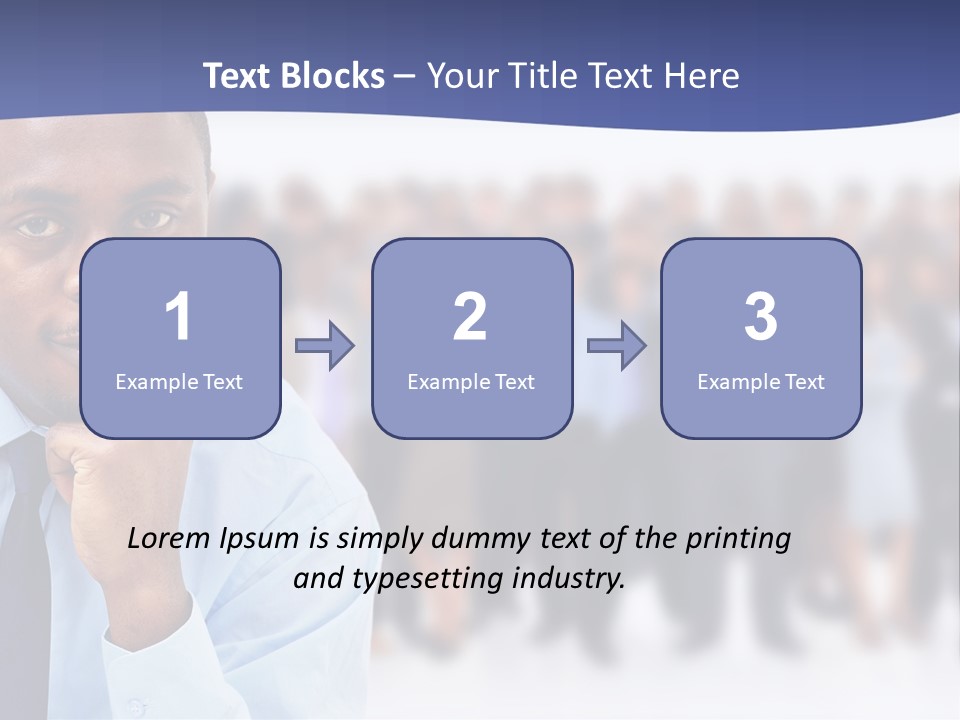 Europe Teamwork Boss PowerPoint Template